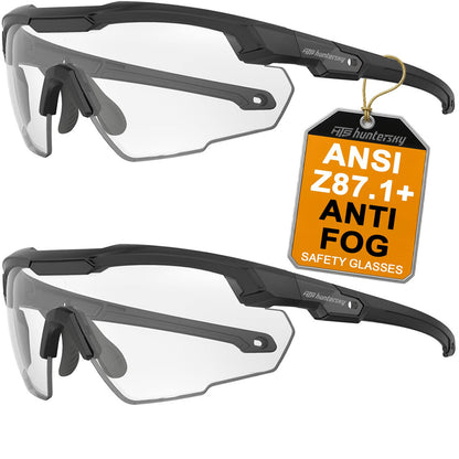 HTS HUNTERSKY Ballistic Shooting Glasses ANSI Z87+ Protective Eyewear