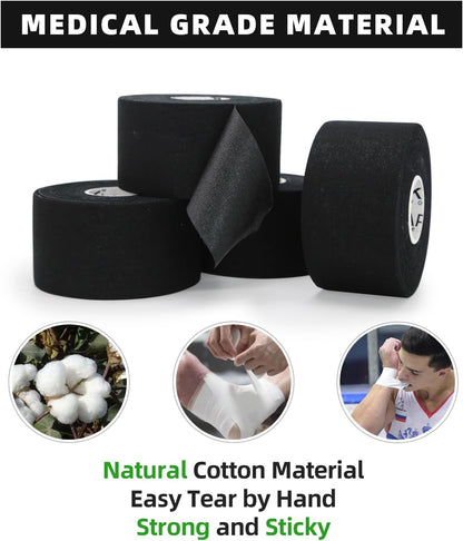 OK TAPE Athletic Sports Tape 4 Packs 45ft Per Roll Strong Adhesion