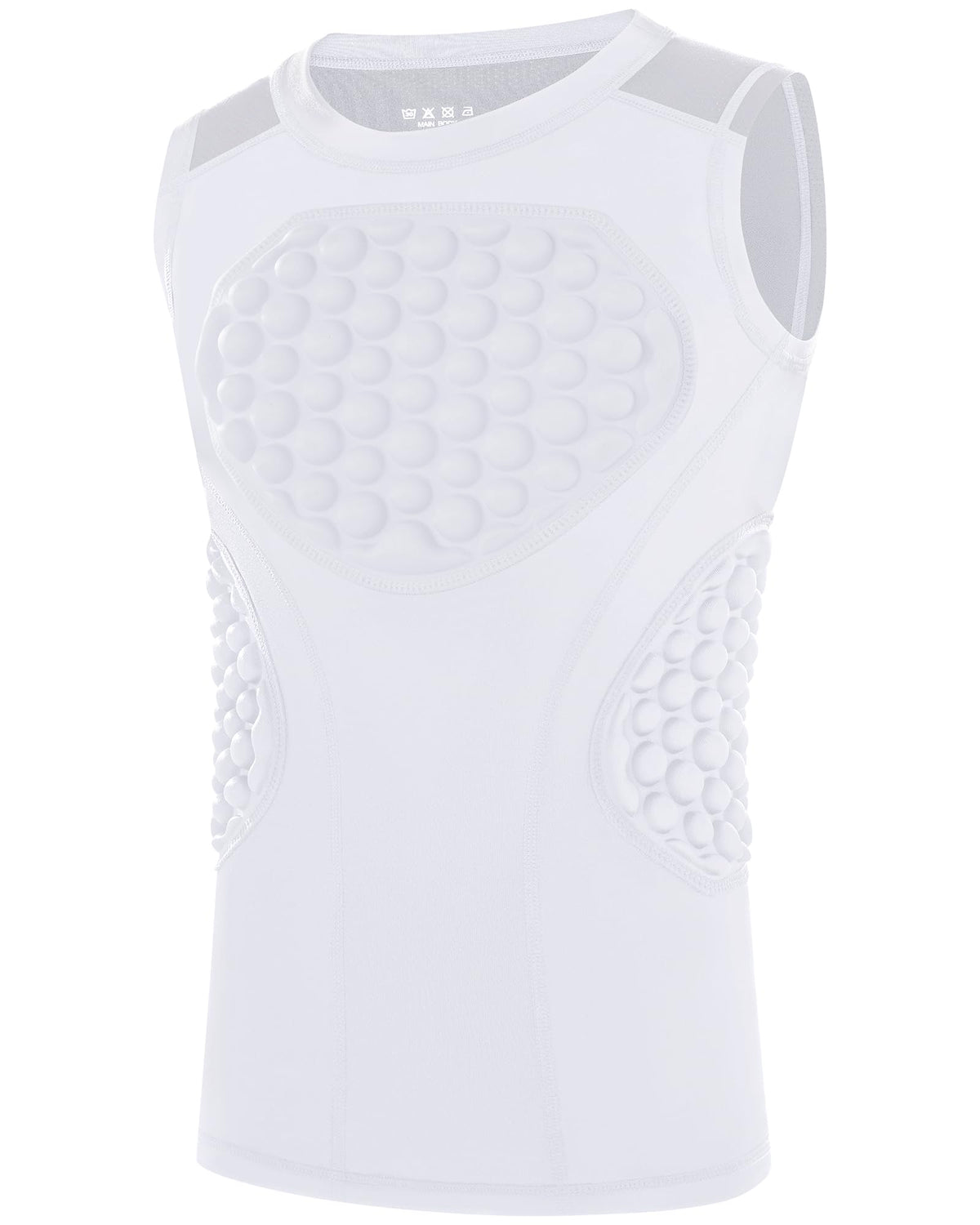 Runhit Youth Baseball Chest Protector Padded Compression Shirt Heart Rib Sternum Guard for Softball Football Lacrosse