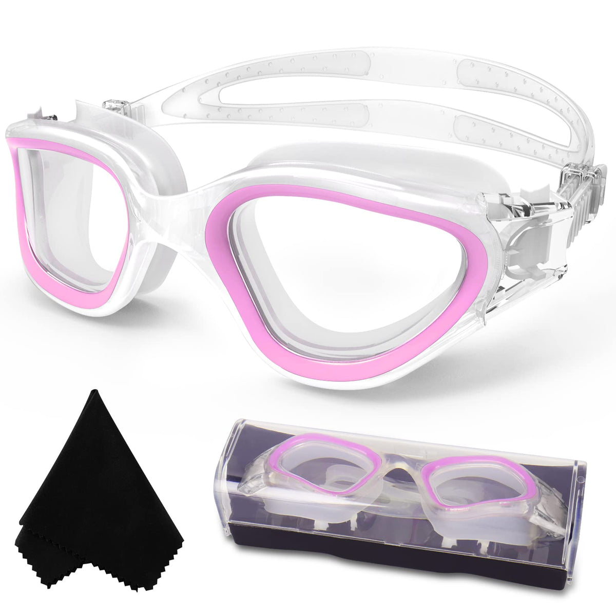 WIN.MAX Swimming Goggles Swim Pool Goggles Anti Fog Anti UV No Leakage Clear Vision for Men Women Adults Teenagers