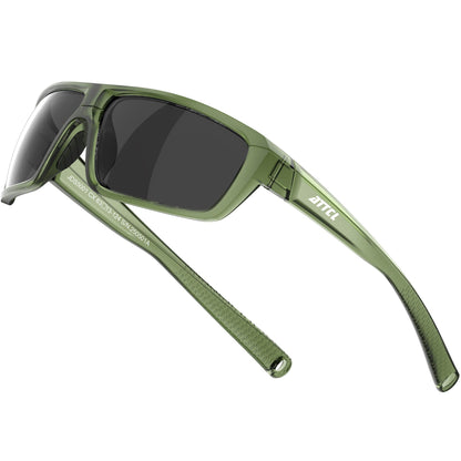 ATTCL 0.8 oz Polarized Sunglasses Men TR90 Wrap Around UV400 Fishing Sports