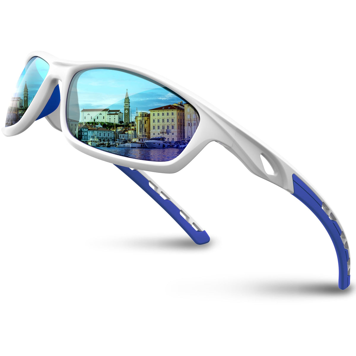 RIVBOS Womens Polarized Sports Sunglasses UV400 for Driving Cycling RB833