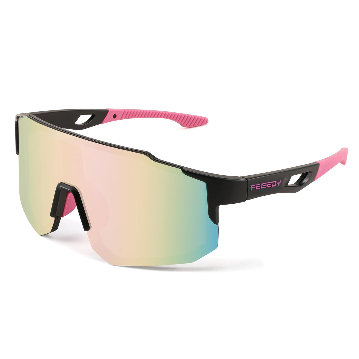FEISEDY Sports Sunglasses for Men, Women and Teens - Baseball, Biking, Cycling UV400 Protection B2388