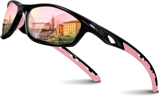 RIVBOS Womens Polarized Sports Sunglasses UV400 for Driving Cycling RB833