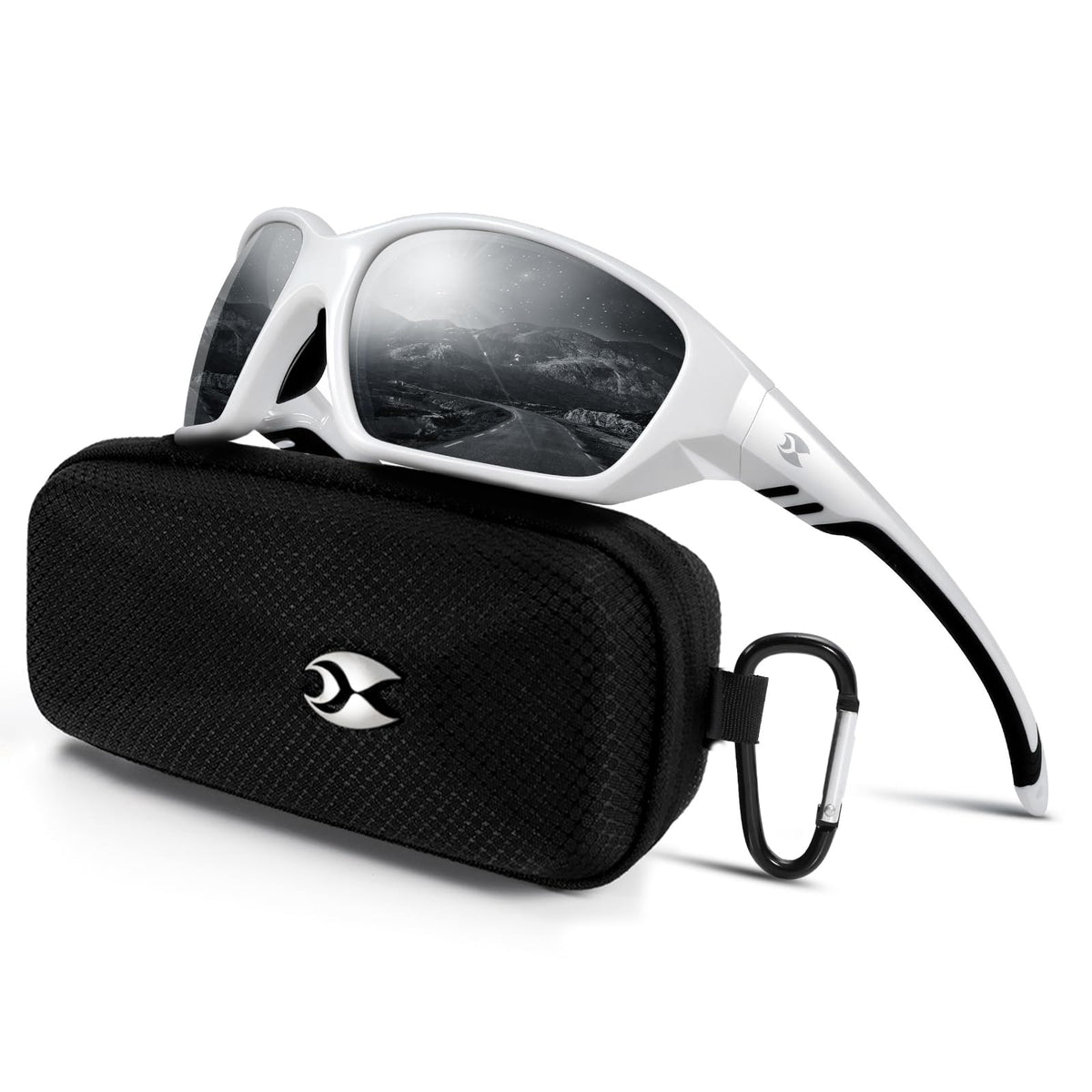 suoso Sports Polarized Sunglasses for Men: Womens UV400 Protection Sun Glasses Wrap Around Goggles for Fishing Driving TR90