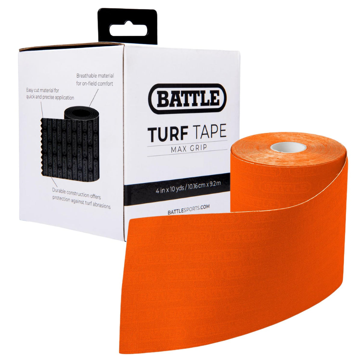 Battle Sports Football Turf Tape - Extra Wide - 30 feet, Waterproof Athletic Tape - Flexible, Breathable, Easy to Cut