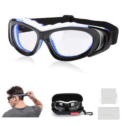 SooGree Sport Glasses for Men Women Basketball Football Sport Goggles Anti Fog Shock Collision Wearable Glasses