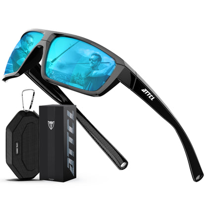 ATTCL 0.8 oz Polarized Sunglasses Men TR90 Wrap Around UV400 Fishing Sports