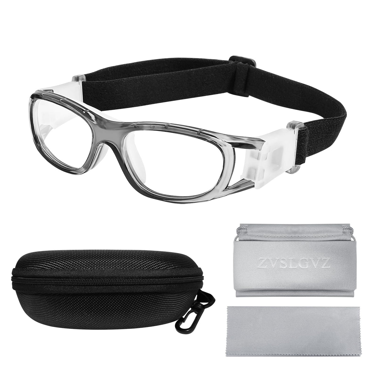 Kids Sport Safety Goggles,Sports Protective Eyewear,Boy Basketball Football Goggles Replaceable Prescription Lenses