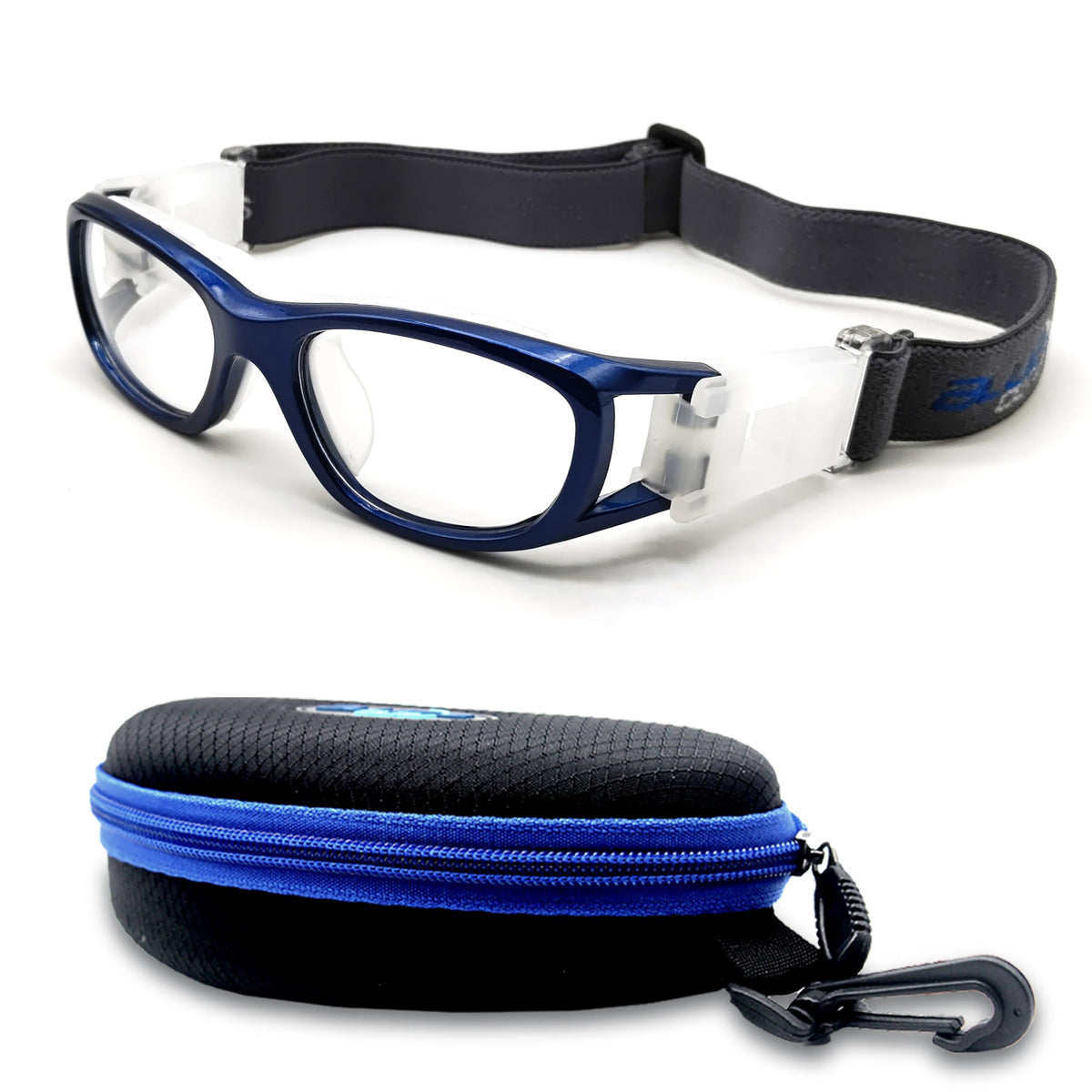 BLUE CUT Safety Basketball Goggles For Kids for Outdoor Sports Soccer Football Anti Fog Replaceable to Prescription Lenses