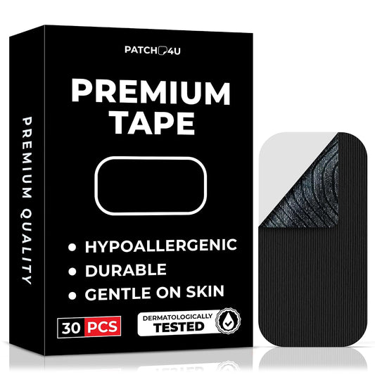 PATCH4U Premium Tape (30 Pack) - Pain Free Removal, Hypoallergenic