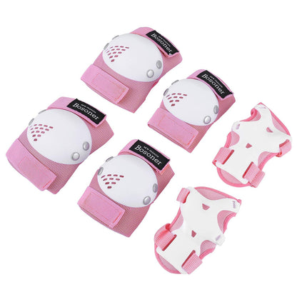 BOSONER Kids/Youth Knee Pad Elbow Pads for Roller Skates Cycling BMX Bike Skateboard Inline Rollerblading, Skating Skatings Scooter Riding Sports