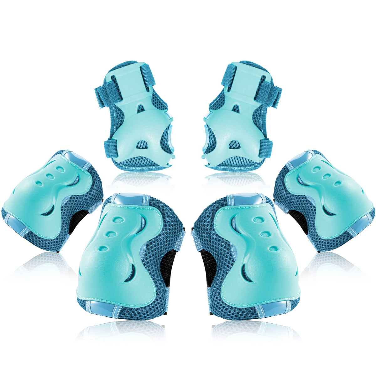 Kids/Youth Knee Pad Elbow Pads Guards Protective Gear Set for Roller Skates Cycling BMX Bike Skateboard Inline Skatings Scooter Riding Sports