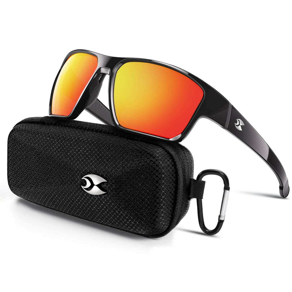 suoso Sports Polarized Sunglasses for Men: Womens UV400 Protection Sun Glasses Wrap Around Goggles for Fishing Driving TR90