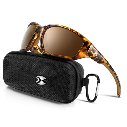 suoso Sports Polarized Sunglasses for Men: Womens UV400 Protection Sun Glasses Wrap Around Goggles for Fishing Driving TR90