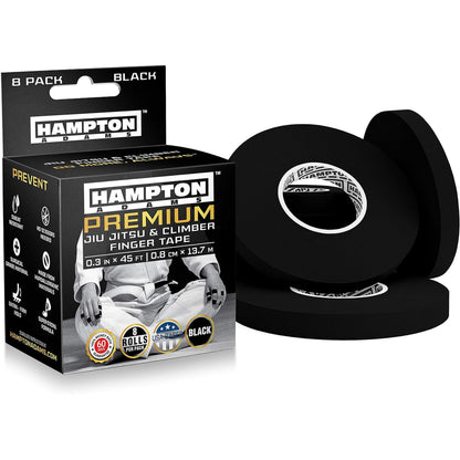 Hampton Adams Pro Finger Tape, Non Slip Grip for BJJ & Climbing