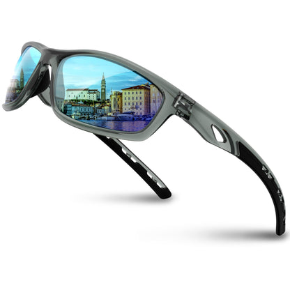 RIVBOS Womens Polarized Sports Sunglasses UV400 for Driving Cycling RB833