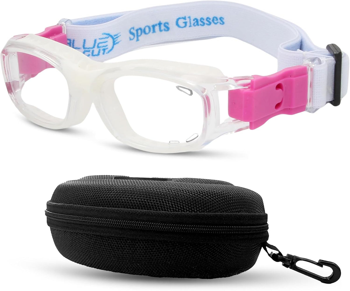 BLUE CUT Youth/Teen Sports Goggles for Basketball Soccer & Pickleball-Protective Eyewear for Boys&Girls