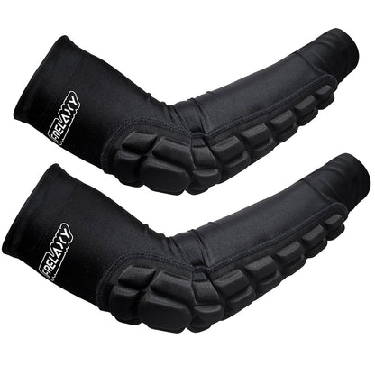 Frelaxy Elbow Pads, Padded Arm Sleeves for Volleyball and Football, 2 Pack
