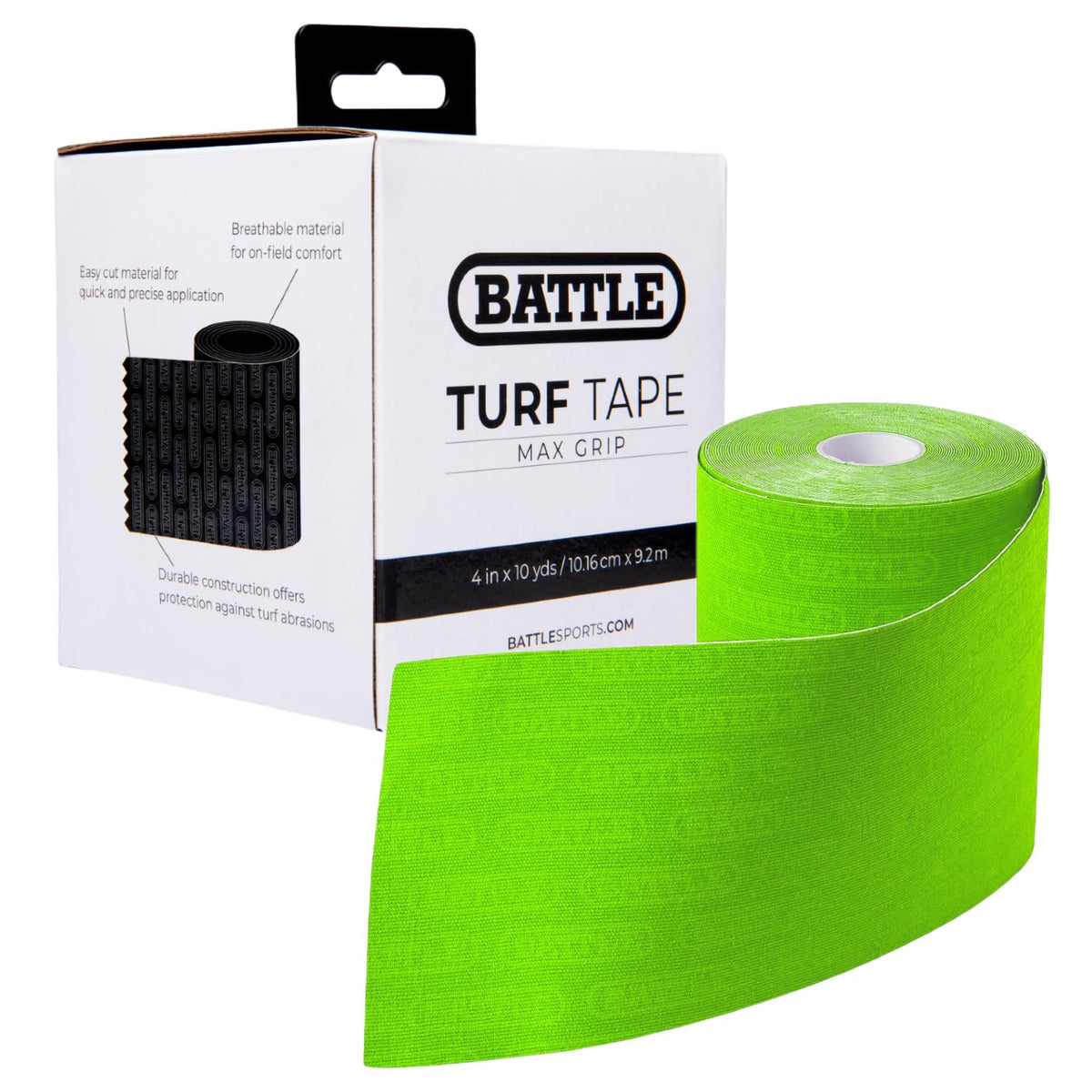 Battle Sports Football Turf Tape - Extra Wide - 30 feet, Waterproof Athletic Tape - Flexible, Breathable, Easy to Cut