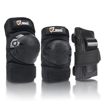 JBM Adult & Kids Knee Pads Elbow Pads and Wrist Guards for Inline Skating, Roller Skating, Skateboarding, Scootering