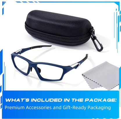 1 Set Lensless Protective Sports Goggles with Storage Case