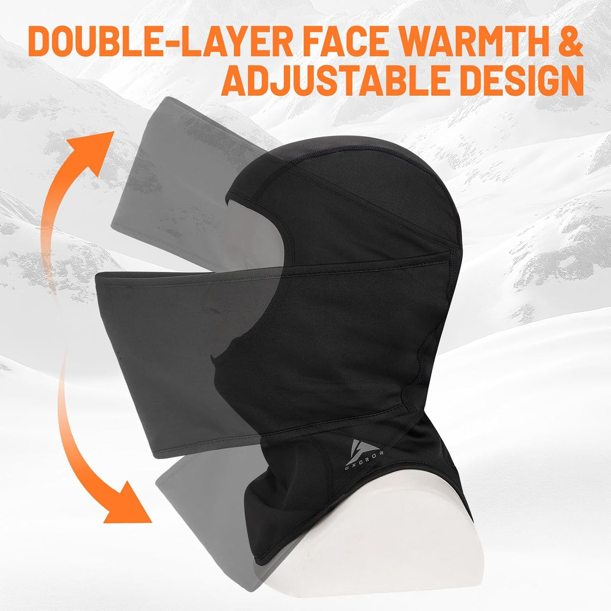 GXCROR Winter Balaclava Ski Mask,Windproof & Thermal