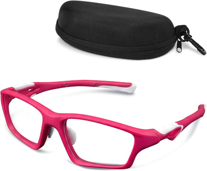 Tallew Lensless Glasses Compatible with Pickleball Eye Protection