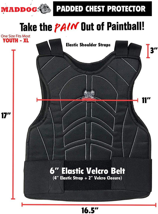 Maddog Paintball & Airsoft Protective Gear - Chest Protector & Combos