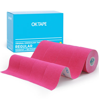 OK TAPE Kinesiology Tape (3 Pack) Latex Free Cotton Uncut 2in x 16.4ft