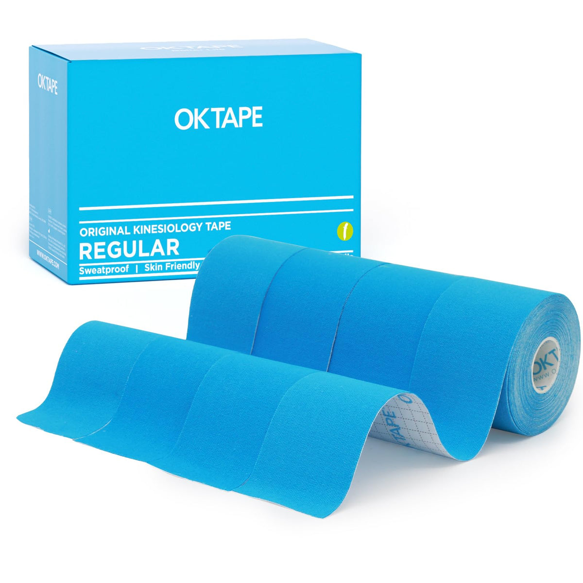 OK TAPE Kinesiology Tape (3 Pack) Latex Free Cotton Uncut 2in x 16.4ft