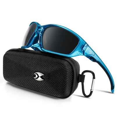 suoso Sports Polarized Sunglasses for Men: Womens UV400 Protection Sun Glasses Wrap Around Goggles for Fishing Driving TR90