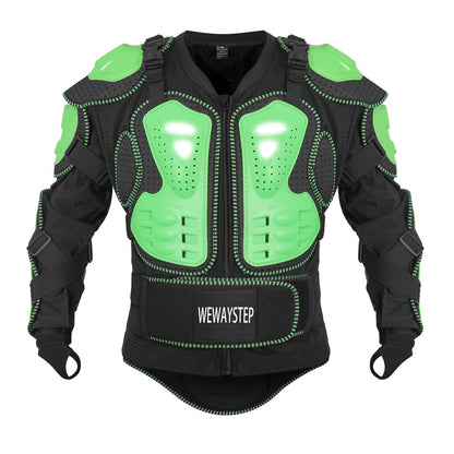 Motorcycle Body Armor Jacket with Chest Spine Protection
