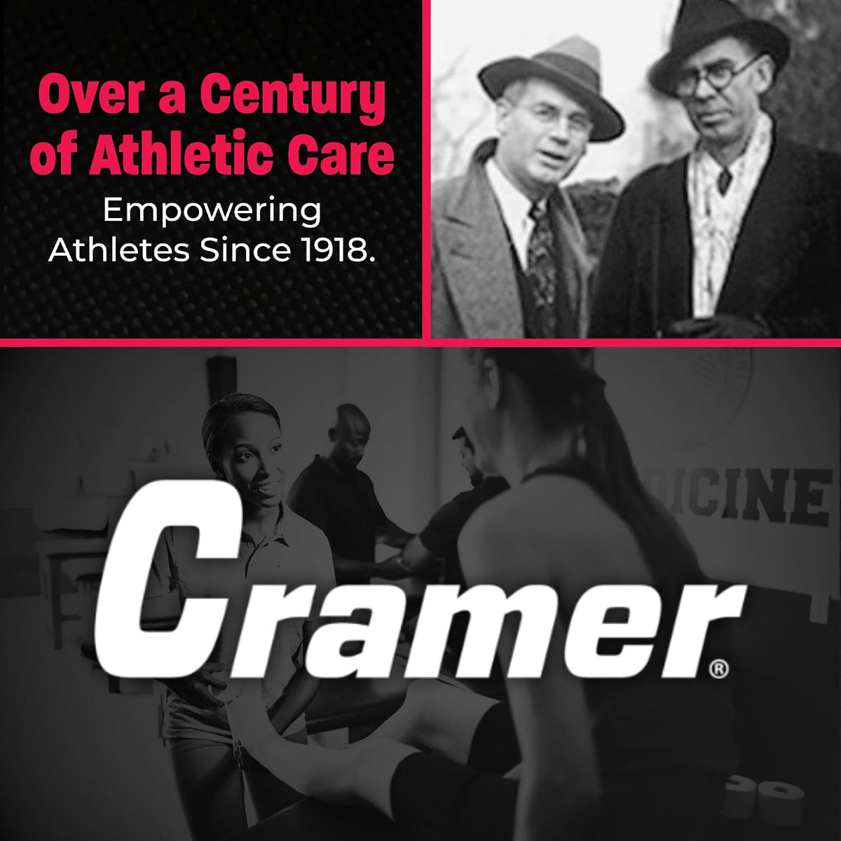 Cramer Team Color Athletic Tape, Black, Latex-Free, 1.5" x 15yds, 32 Roll Bulk Case, Tearable Sports Tape for Wrists, Ankles, Baseball, Training, Strong Athletic Wrap for Athletes & Trainers
