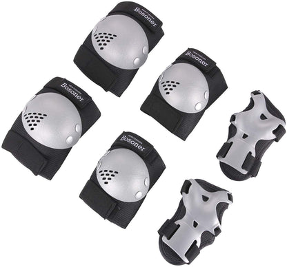 BOSONER Kids/Youth Knee Pads Elbow Pads Wrist Guards Set for 3-15 Years, Child Protective Gear Set for Roller Skates, Cycling, BMX Bike, Skateboard, Inline Skating, Scooter Riding Sports…