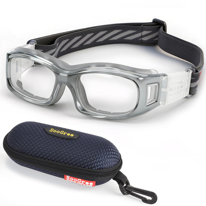 SooGree Kids Sport Glasses Basketball Football Goggles Glasses Boys Safety Eyewear Anti Shock Collision Glasses Frame