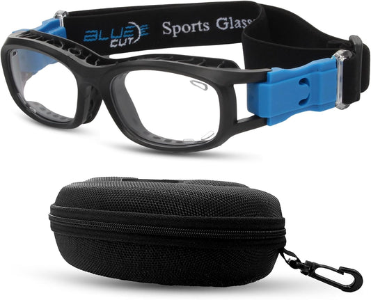 BLUE CUT Youth/Teen Sports Goggles for Basketball Soccer & Pickleball-Protective Eyewear for Boys&Girls