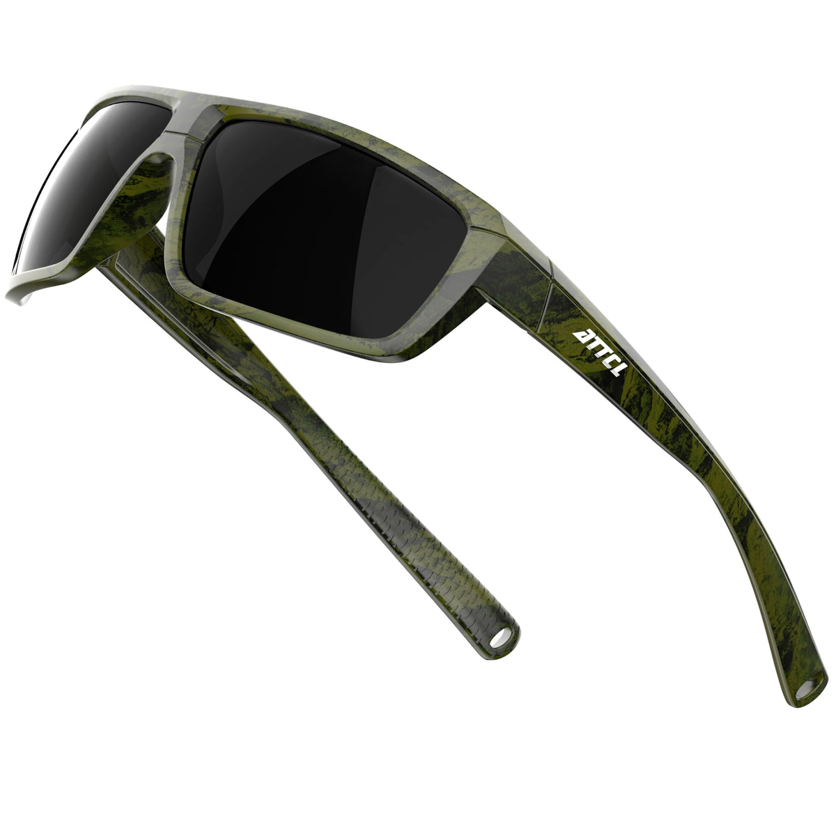 ATTCL 0.8 oz Polarized Sunglasses Men TR90 Wrap Around UV400 Fishing Sports