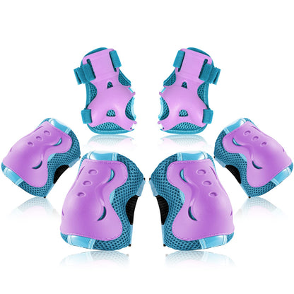 Kids/Youth Knee Pad Elbow Pads Guards Protective Gear Set for Roller Skates Cycling BMX Bike Skateboard Inline Skatings Scooter Riding Sports