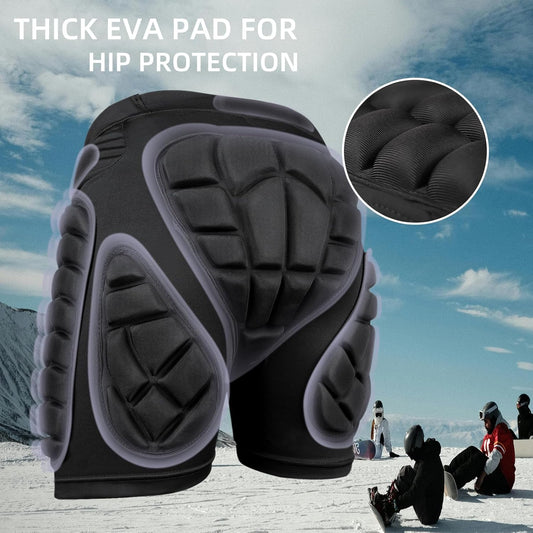 Cienfy 3D Hip Protection Eva Butt Pads Protective Padded Shorts Crash Pad Impact Gear for Skiing Skating Snowboarding Skateboarding