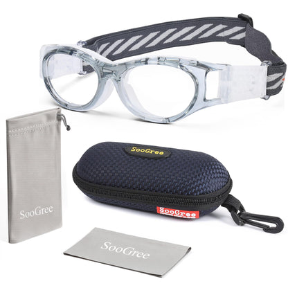 SooGree Kids Sport Glasses Basketball Football Goggles Glasses Boys Safety Eyewear Anti Shock Collision Glasses Frame