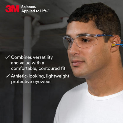 3M Safety Glasses, Virtua CCS and Virtua Sport CCS, Anti-Fog, Clear Lens