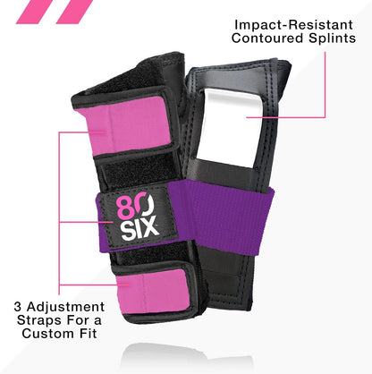 80SIX Multi-Sport Pad Set– Protective Gear for Skateboarding, Biking, Roller Skating, and Scooter
