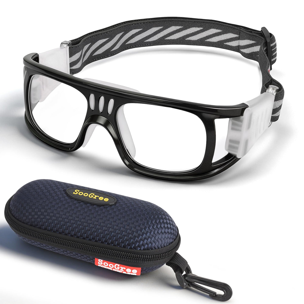 "N/A" Basketball Sports Goggles Men Racquetball Soccer Football Eyewear Protective Glasses Shock Collision Lens Replaceable