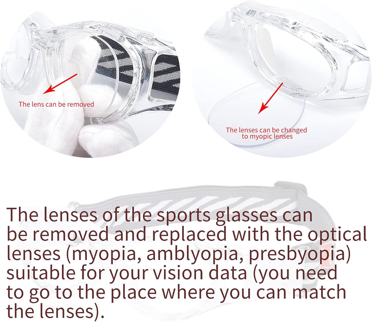 SooGree Kids Sport Glasses Basketball Football Goggles Glasses Boys Safety Eyewear Anti Shock Collision Glasses Frame
