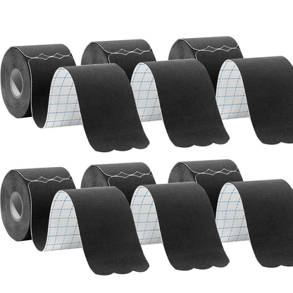 Kinesiology Tape Precut Strips Pro Athletic (3 Rolls,60 Strips) Original Cotton Waterproof Breathable Latex Free Tape for Muscle Pain Relief and Joint Support Elastic Sports Activities Tapes (Mix)