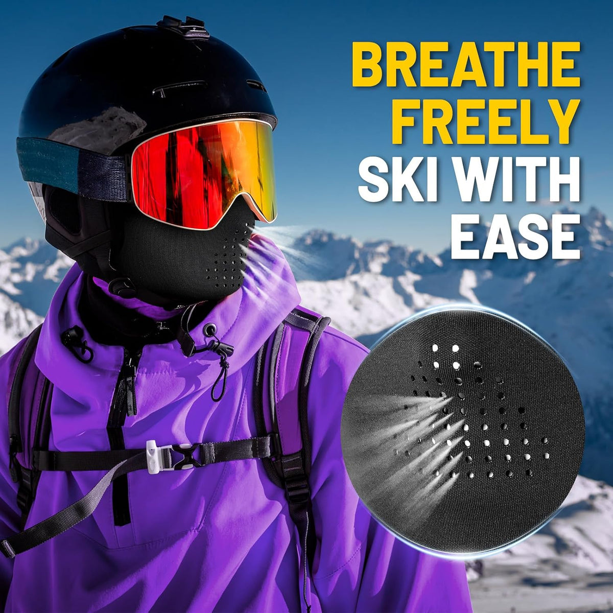 GXCROR Winter Balaclava Ski Mask,Windproof & Thermal