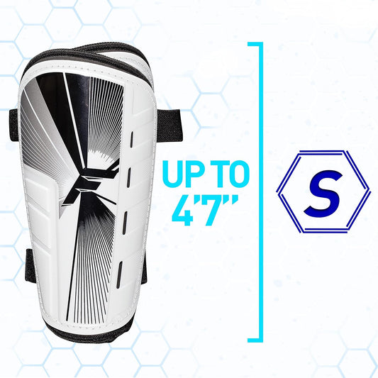 Franklin Sports Soccer Shin Guards for Youth + Adults - Superlight Shin Guards for Men, Women + Kids - (2) Shin Guard Set for Boys + Girls