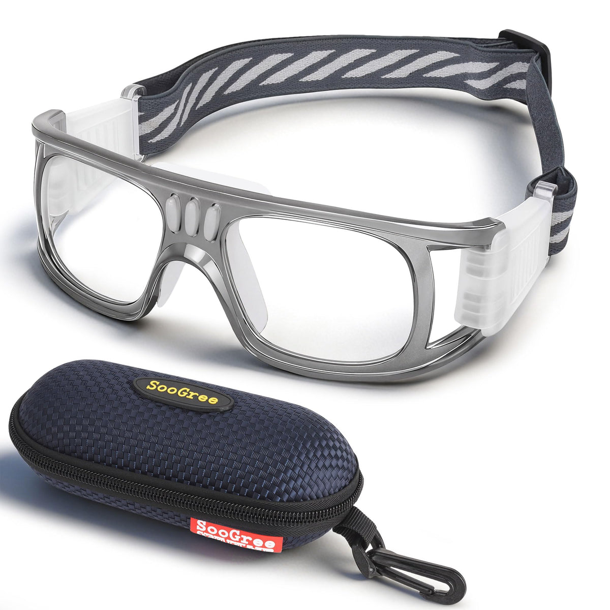 "N/A" Basketball Sports Goggles Men Racquetball Soccer Football Eyewear Protective Glasses Shock Collision Lens Replaceable