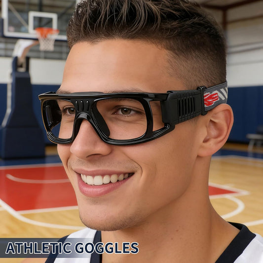 "N/A" Basketball Sports Goggles Men Racquetball Soccer Football Eyewear Protective Glasses Shock Collision Lens Replaceable
